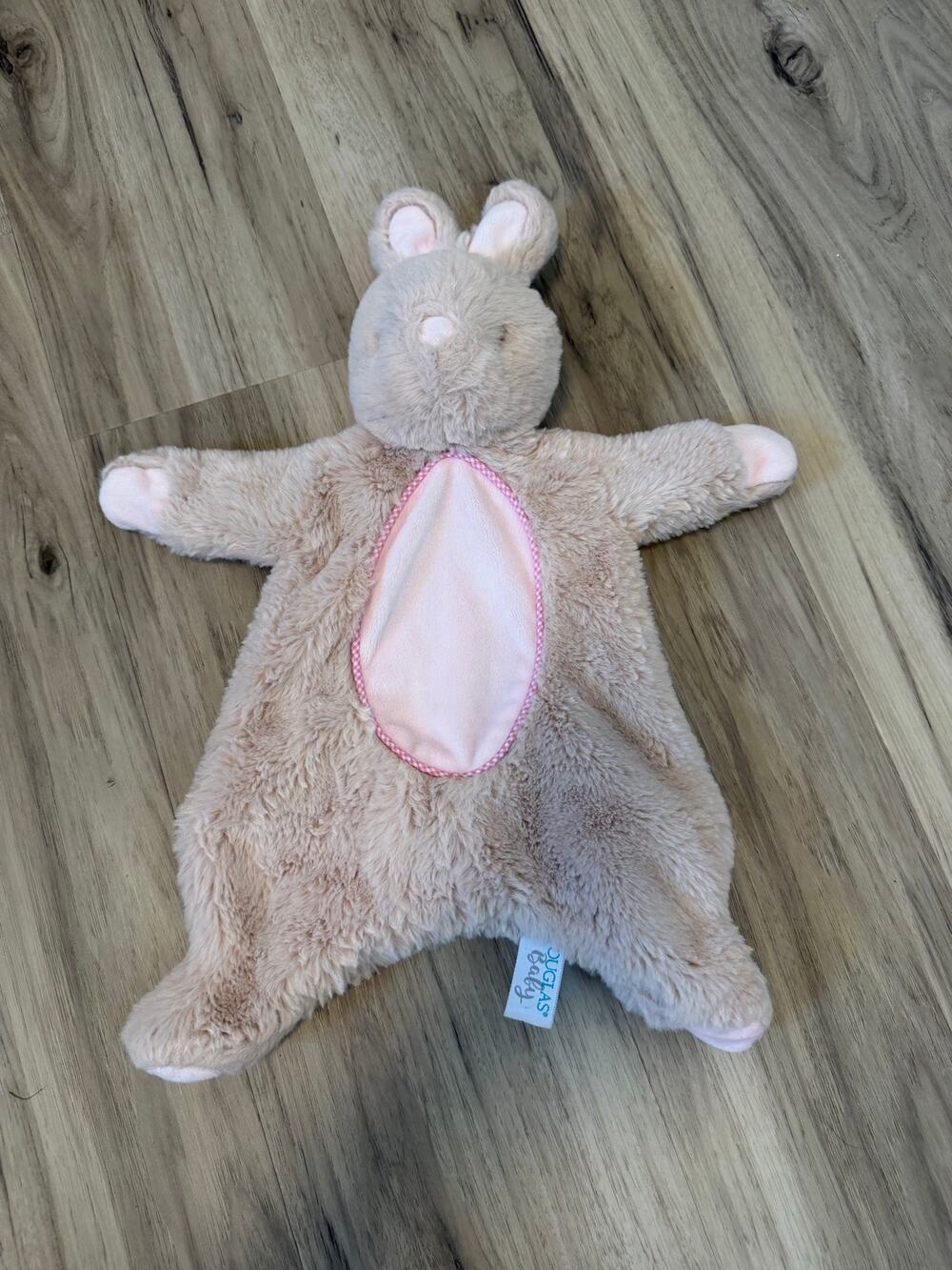 Douglas Baby Beckett Bunny Sshlumpie Plush Lovey Security Blanket Soft Toy